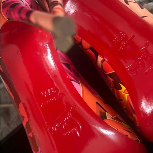 Christian louboutin Patent Metrograf So Kate Booty 100 Ankle Boots Multicolor - Picture 10 of 12